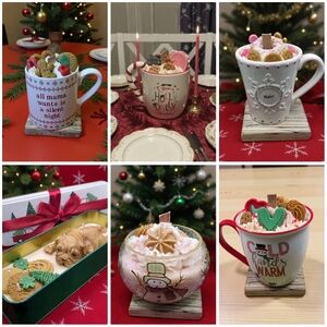 Holiday Dessert Candle Mugs / Highly Scented Handmade One-Of-A-Kind Gifts